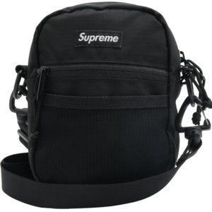 Supreme Small Black Shoulder Crossbody Bag